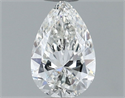 Natural Diamond 0.50 Carats, Pear with  Cut, G Color, VS2 Clarity and Certified by GIA