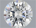 Natural Diamond 0.70 Carats, Round with Excellent Cut, I Color, I1 Clarity and Certified by IGI