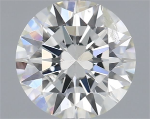 Picture of Natural Diamond 0.70 Carats, Round with Excellent Cut, I Color, I1 Clarity and Certified by IGI