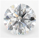 Lab Grown Diamond 2.62 Carats, Round with Ideal Cut, D Color, VVS1 Clarity and Certified by IGI