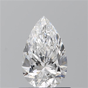 Picture of Natural Diamond 0.81 Carats, Pear with  Cut, E Color, VVS2 Clarity and Certified by GIA