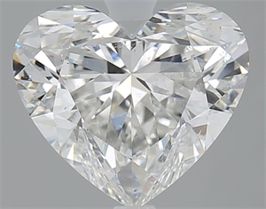 Picture of Natural Diamond 3.01 Carats, Heart with  Cut, H Color, SI2 Clarity and Certified by GIA