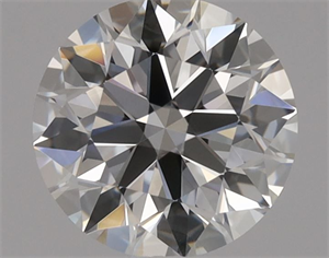 Picture of Natural Diamond 0.80 Carats, Round with Excellent Cut, F Color, VVS1 Clarity and Certified by GIA