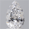 Natural Diamond 1.21 Carats, Pear with  Cut, D Color, VS2 Clarity and Certified by GIA