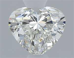 Picture of Natural Diamond 0.40 Carats, Heart with  Cut, I Color, VS1 Clarity and Certified by GIA