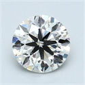 Diamante Natural 1.50 quilates, Redondo , Color I, claridad SI1 y certificado GIA