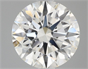 Del inventario de diamantes de laboratorio, 2.05 quilates, Redondo , Color F, claridad VVS2 y certificado IGI
