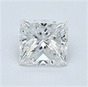 Diamante Natural 1.01 quilates, Princesa , Color E, claridad VS2 y certificado GIA