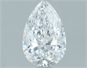 Natural Diamond 1.01 Carats, Pear with  Cut, E Color, SI1 Clarity and Certified by GIA