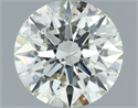 Natural Diamond 1.00 Carats, Round with Excellent Cut, K Color, SI1 Clarity and Certified by IGI