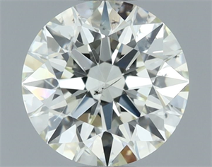 Picture of Natural Diamond 1.00 Carats, Round with Excellent Cut, K Color, SI1 Clarity and Certified by IGI