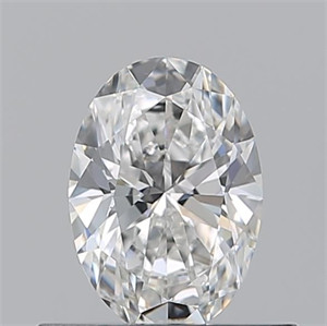 Picture of Natural Diamond 0.50 Carats, Oval with  Cut, F Color, IF Clarity and Certified by GIA