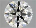Natural Diamond 3.02 Carats, Round with Excellent Cut, K Color, VS2 Clarity and Certified by GIA