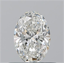 Natural Diamond 0.50 Carats, Oval with  Cut, I Color, VS1 Clarity and Certified by GIA