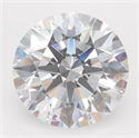 Lab Grown Diamond 3.43 Carats, Round with Excellent Cut, D Color, VVS1 Clarity and Certified by GIA