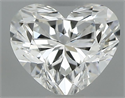 Natural Diamond 0.50 Carats, Heart with  Cut, G Color, VS2 Clarity and Certified by GIA