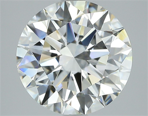 Foto Diamante Natural 3.34 quilates, Redondo , Color H, claridad VVS2 y certificado GIA de