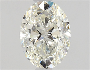 Foto Diamante Natural 0.92 quilates, Ovalado , Color I, claridad SI2 y certificado GIA de