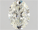 Natural Diamond 0.92 Carats, Oval with  Cut, I Color, SI2 Clarity and Certified by GIA