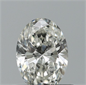 Natural Diamond 0.42 Carats, Oval with  Cut, F Color, VVS1 Clarity and Certified by IGI