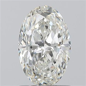 Picture of Natural Diamond 1.00 Carats, Oval with  Cut, G Color, VS2 Clarity and Certified by GIA