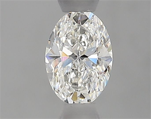 Foto Diamante Natural 0.50 quilates, Ovalado , Color G, claridad SI1 y certificado GIA de