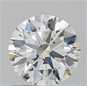 Natural Diamond 1.08 Carats, Round with Excellent Cut, J Color, VS1 Clarity and Certified by GIA