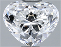 Diamante Natural 1.01 quilates, Corazón , Color D, claridad SI1 y certificado GIA