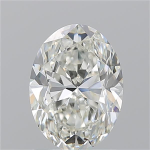 Picture of Natural Diamond 1.70 Carats, Oval with  Cut, I Color, SI1 Clarity and Certified by GIA