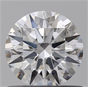 Lab Grown Diamond 0.71 Carats, Round with Ideal Cut, D Color, VVS1 Clarity and Certified by IGI