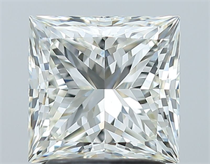 Picture of Natural Diamond 2.01 Carats, Princess with  Cut, H Color, VVS2 Clarity and Certified by IGI
