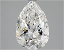 Natural Diamond 2.03 Carats, Pear with  Cut, F Color, VS1 Clarity and Certified by GIA