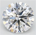 Lab Grown Diamond 3.15 Carats, Round with Ideal Cut, D Color, IF Clarity and Certified by IGI