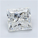 Natural Diamond 1.52 Carats, Princess with  Cut, G Color, VS2 Clarity and Certified by GIA