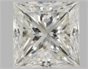 Natural Diamond 1.01 Carats, Princess with  Cut, J Color, SI1 Clarity and Certified by GIA