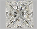 Natural Diamond 1.01 Carats, Princess with  Cut, J Color, SI1 Clarity and Certified by GIA