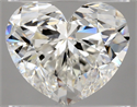 Natural Diamond 3.01 Carats, Heart with  Cut, H Color, SI2 Clarity and Certified by GIA