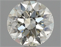 Natural Diamond 1.06 Carats, Round with Excellent Cut, L Color, SI1 Clarity and Certified by GIA