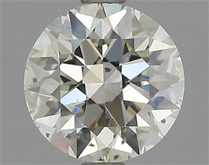 Picture of Natural Diamond 1.06 Carats, Round with Excellent Cut, L Color, SI1 Clarity and Certified by GIA