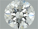Natural Diamond 2.01 Carats, Round with Excellent Cut, F Color, VS2 Clarity and Certified by GIA