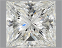 Natural Diamond 0.93 Carats, Princess with  Cut, H Color, VS1 Clarity and Certified by GIA