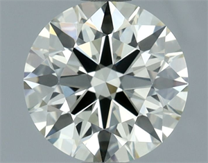 Picture of Natural Diamond 1.05 Carats, Round with Excellent Cut, K Color, VVS1 Clarity and Certified by IGI