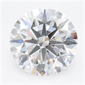 Lab Grown Diamond 3.06 Carats, Round with Ideal Cut, D Color, VVS1 Clarity and Certified by IGI