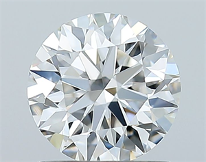 Picture of Natural Diamond 1.04 Carats, Round with Excellent Cut, H Color, VVS1 Clarity and Certified by GIA