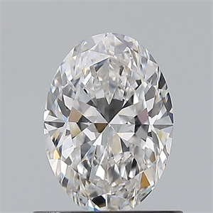 Foto Diamante Natural 0.71 quilates, Ovalado , Color E, claridad VVS1 y certificado GIA de