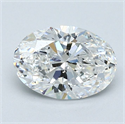 Natural Diamond 1.20 Carats, Oval with  Cut, F Color, VS1 Clarity and Certified by GIA