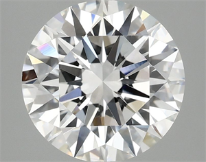 Picture of Lab Grown Diamond 3.10 Carats, Round with Ideal Cut, E Color, VVS2 Clarity and Certified by IGI