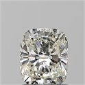 Diamante Natural 0.93 quilates, Del cojín , Color K, claridad VVS2 y certificado GIA