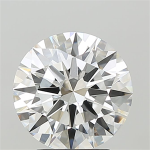 Picture of Lab Grown Diamond 3.05 Carats, Round with Ideal Cut, E Color, VS1 Clarity and Certified by IGI