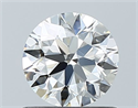Diamante Natural 0.70 quilates, Redondo , Color I, claridad VVS1 y certificado GIA
